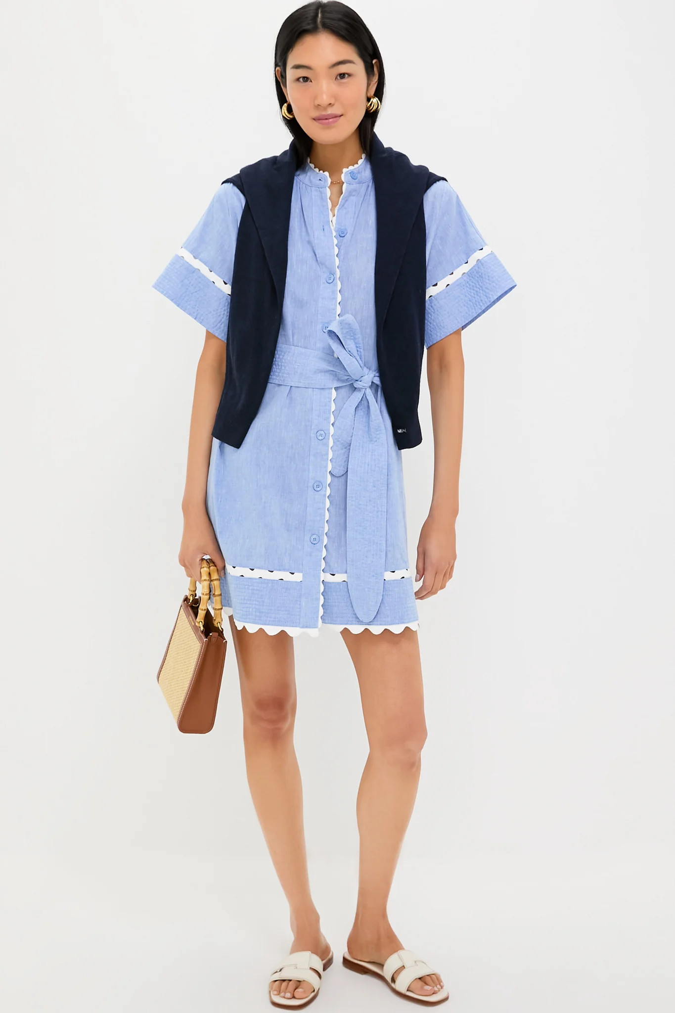 Chambray Cornelia Dress | Tuckernuck (US)