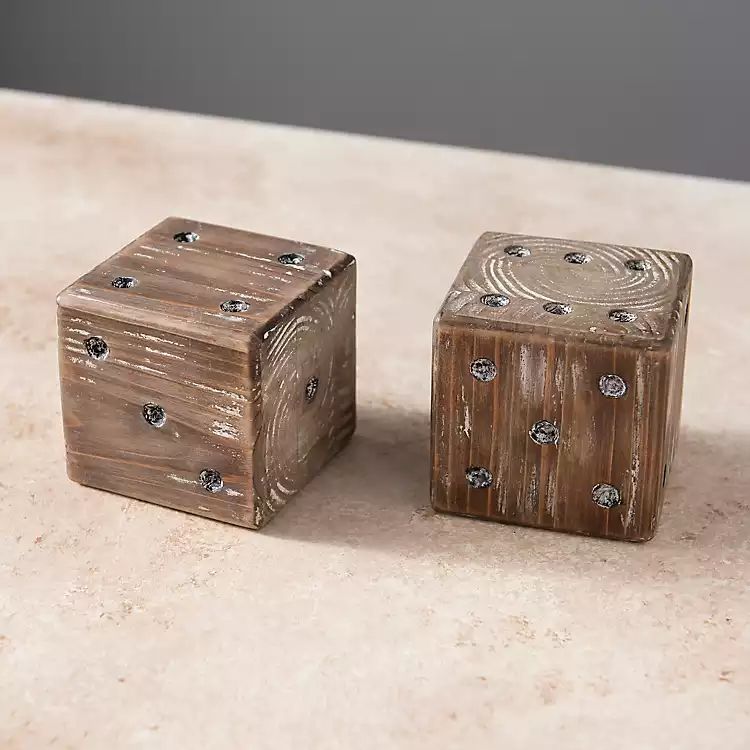 Wooden Dice Figurine | Kirkland's Home