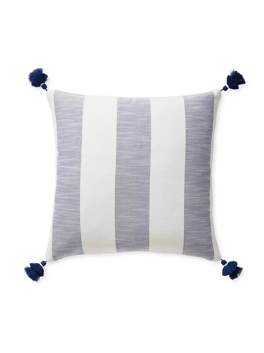 Beach Stripe Pillow Cover | Serena and Lily