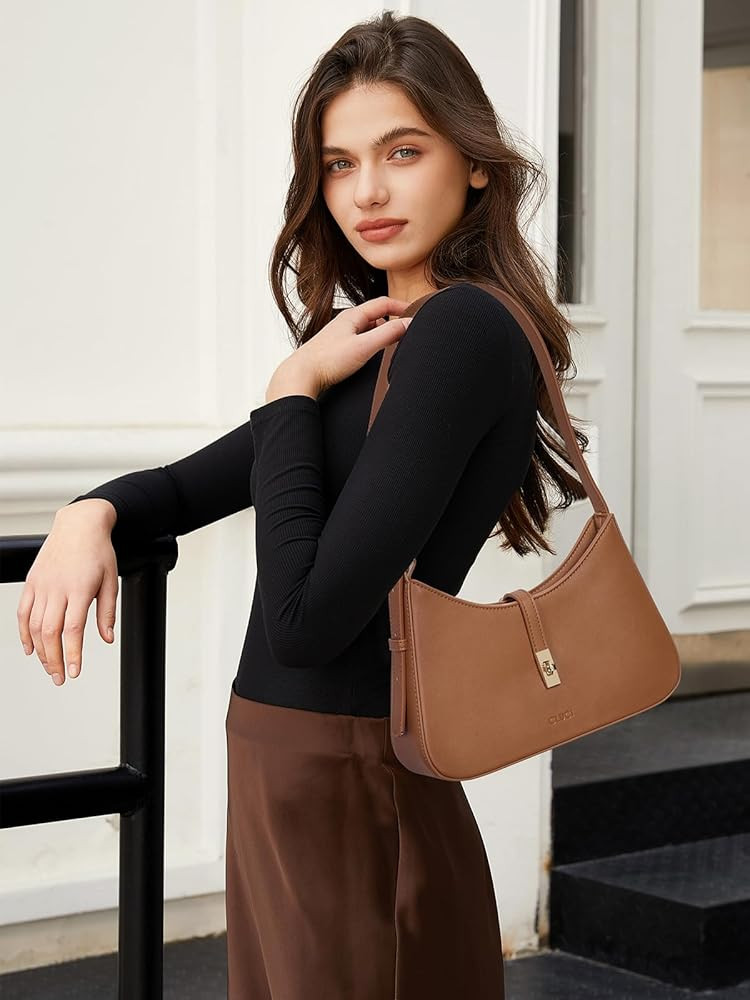 CLUCI Shoulder Bag for Women, Purses for Women, Handbag Hobo Bags Vegan Leather Crossbody Purse w... | Amazon (US)