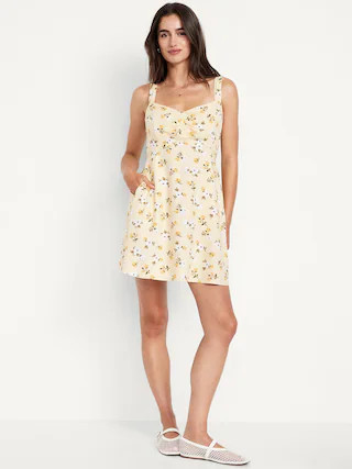 Fit & Flare Cami Mini Dress | Old Navy (CA)