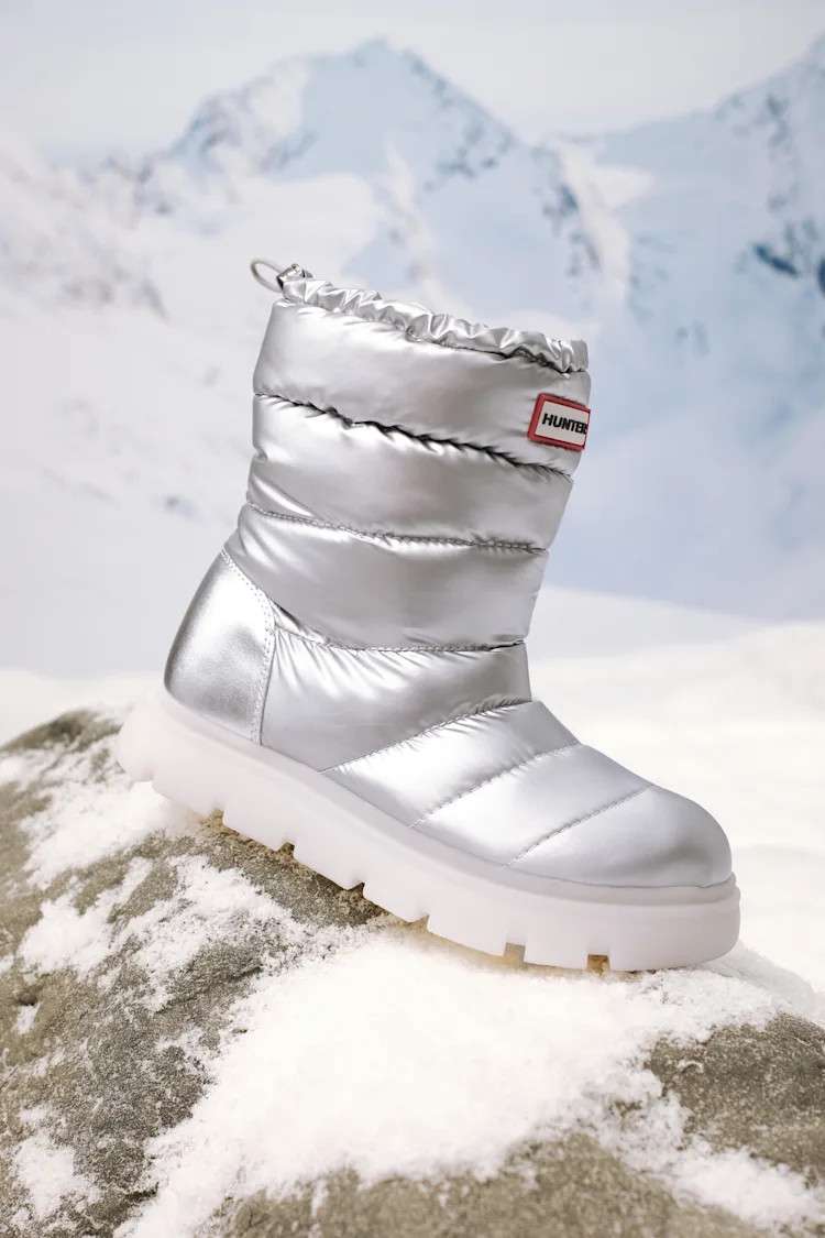 Maribel Silver Waterproof Insulated Puffer Mid-Calf Boots | Lulus