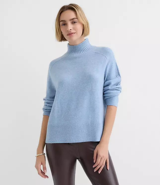 Modern Mock Neck Sweater | LOFT