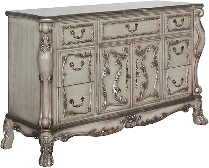 Acme Furniture Dresden Dresser, Vintage Bone White | Amazon (US)