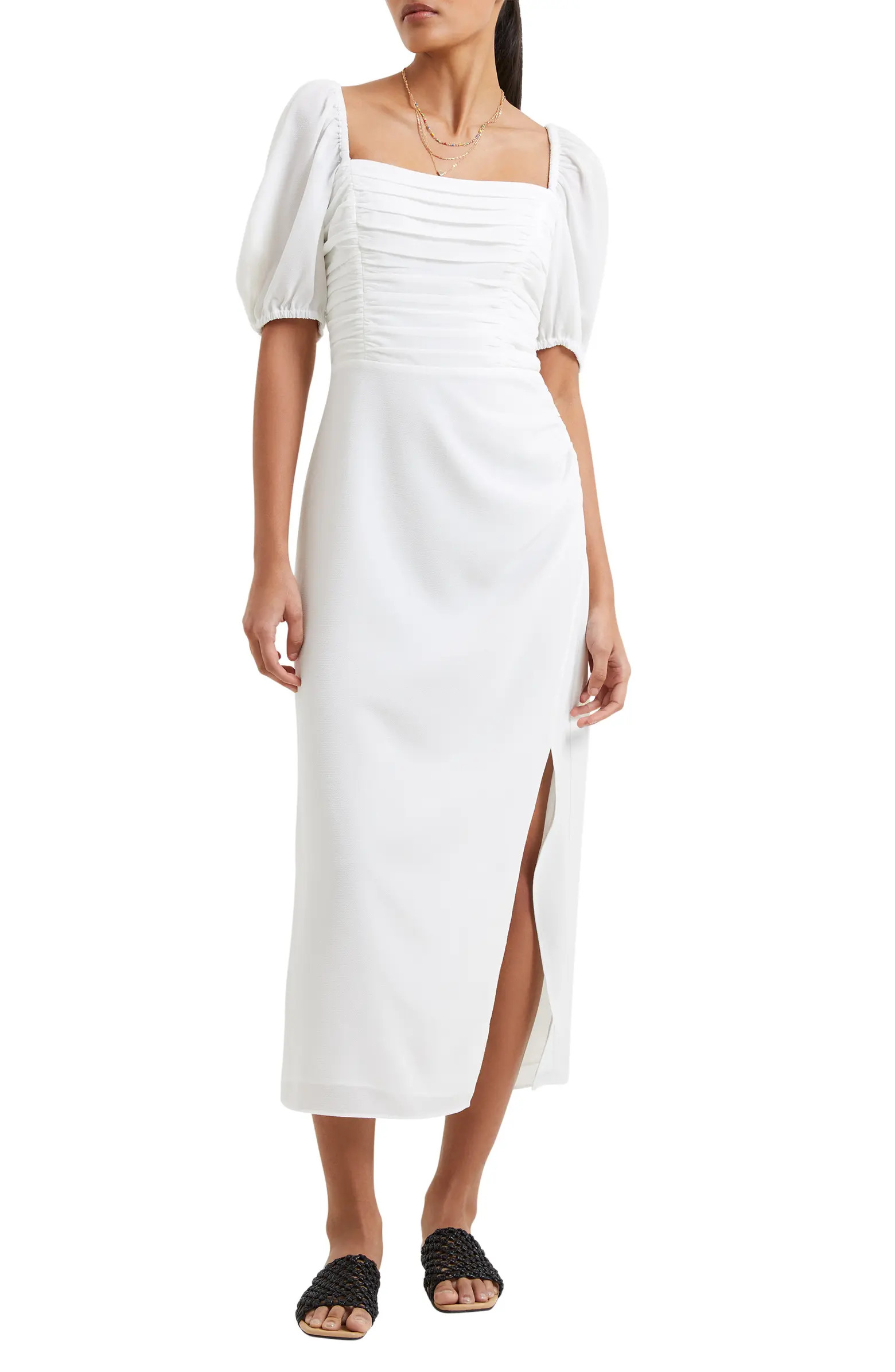 Afina Inu Satin Midi Dress | Nordstrom