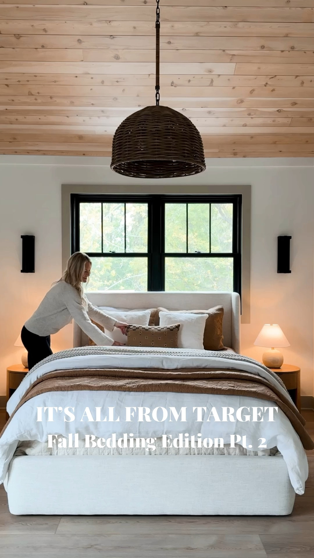 ITS ALL FROM TARGET • Fall Bedding 2.0
Can online all this bedding is from target?!? I’m loving the deep toned textiles paired with some of my favorite neutral pieces. 

#LTKHome #LTKVideo #LTKStyleTip