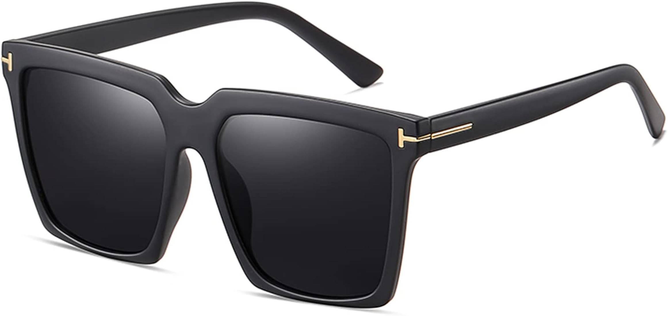 Oversized Square Sunglasses Retro Big Shades Fashion Classic Shades Women Men UV400 Protection | Amazon (US)