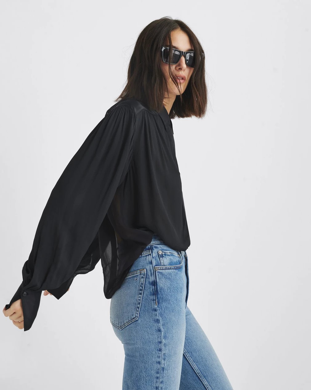 Aubrey Georgette Blouse | rag & bone
