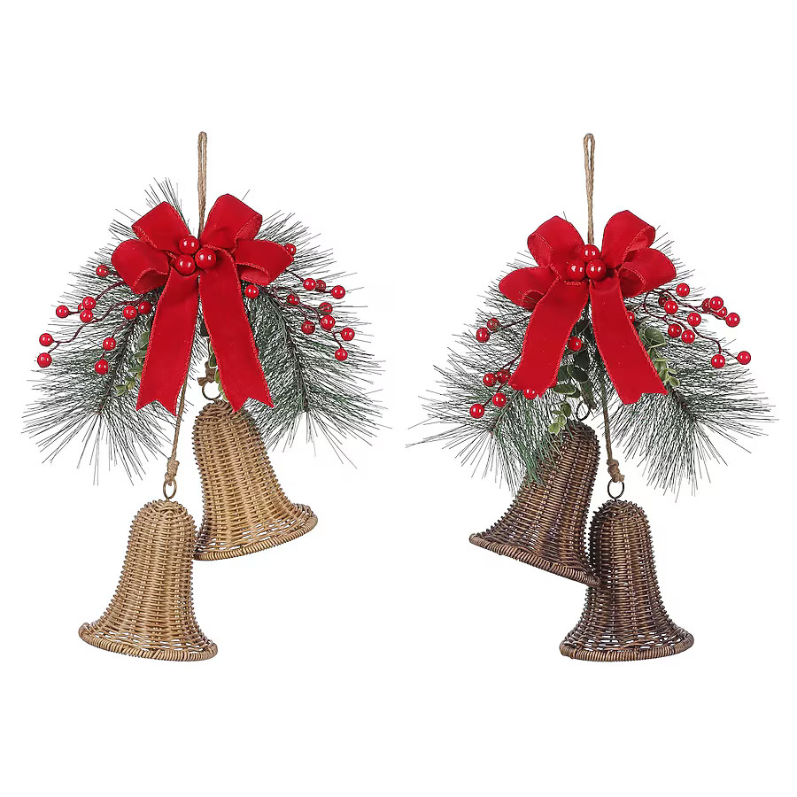 Holiday Living 18.5-in Bell Christmas Wall Art | Lowe's