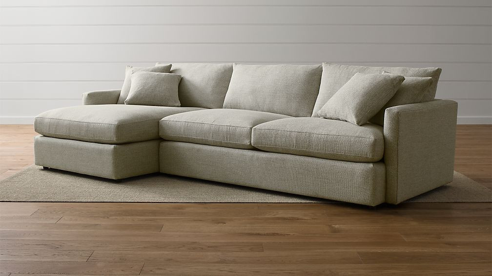 Lounge II Deep-Seated Sectional Sofa + Reviews | Crate and Barrel | Crate & Barrel
