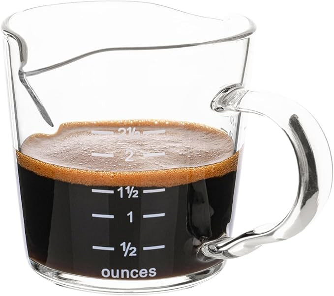 Espresso Shot Glass 1 Pack 3OZ Triple Spout Barista Shot Pitcher Double Spouts Convenient Pouring... | Amazon (CA)