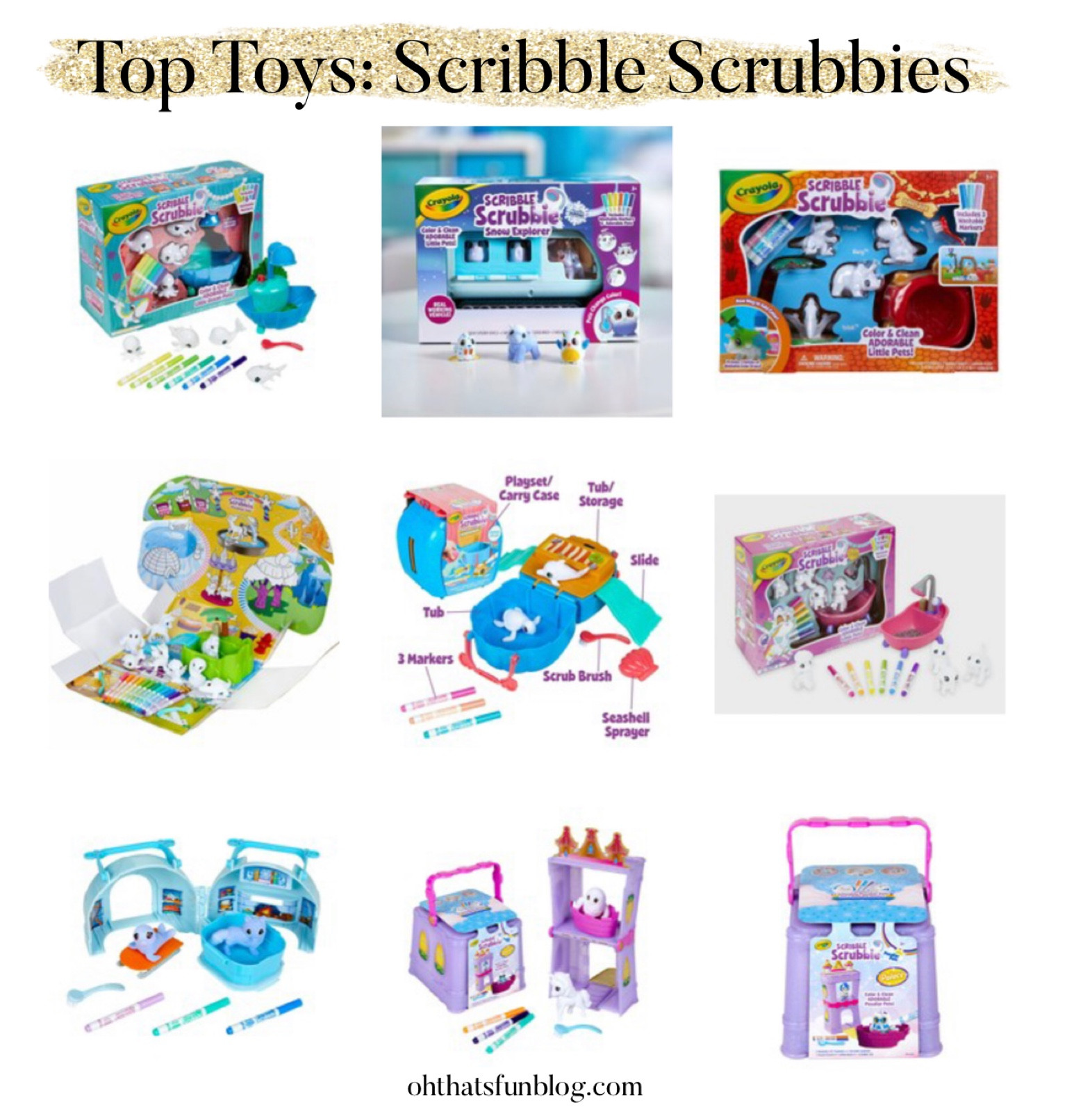Scribble Scrubbies are a huge hit in our household! Perfect for creative kids and animal lovers! The carry along sets are great for road trips and holiday travel. 

#giftguide #toyguide #christmas #giftlist 

#LTKHoliday #LTKkids #LTKGiftGuide