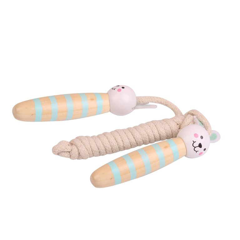 Way to Celebrate Easter Novelty Wooden Bunny Jump Rope Basket Stuffer Mint Green Color | Walmart (US)