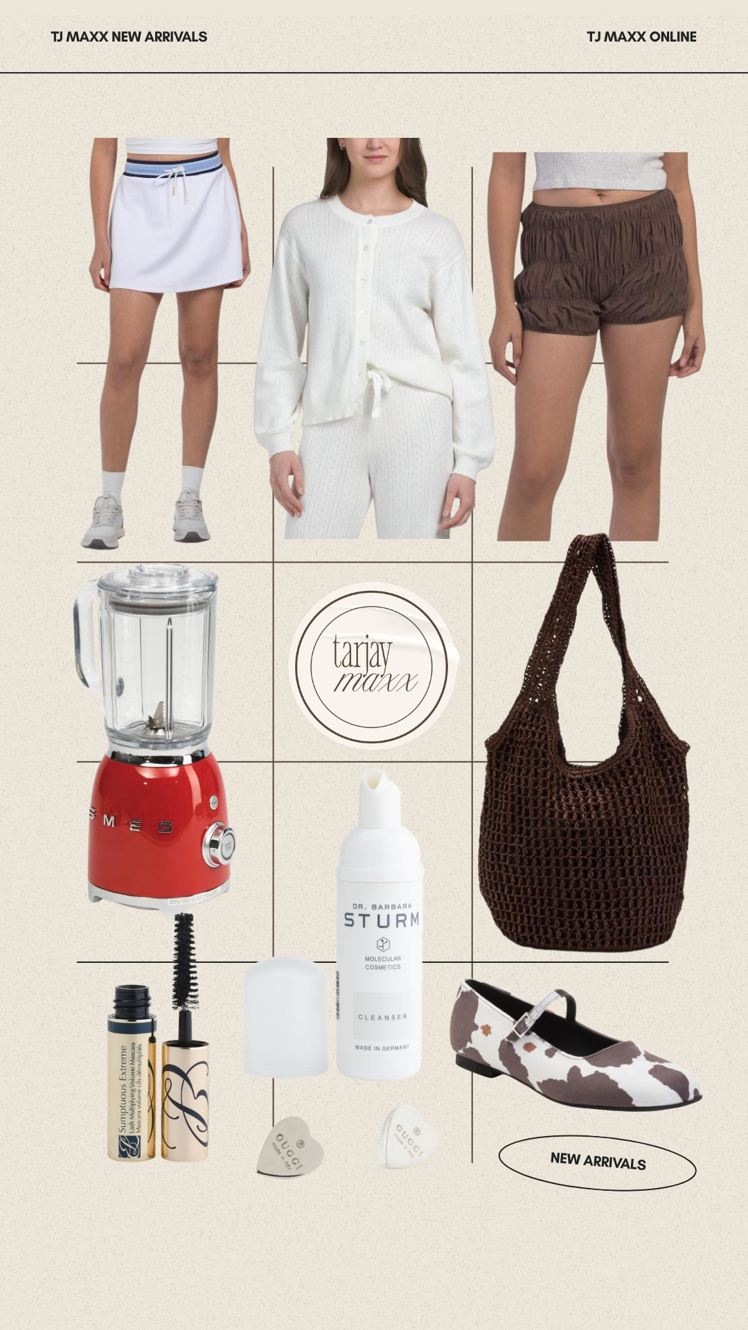 TJ Maxx online new arrivals just landed- and I spotted some really cute spring pieces including a sporty skort, comfy matching lounge set, lightweight shorts, and the cutest woven shoulder bag. The SMEG blender!? These finds are too good!
spring outfits 2026, date night outfits, vacation outfits beach, easter basket stuffers, easter dress women, st patricks day outfit women, spring dresses, work outfits, plus size fashion, spring break outfits, tj maxx new arrivals, tj maxx online finds, spring outfits, woven shoulder bag, tj maxx fashion finds 

 #LTKootd #LTKselfcare #LTKHome