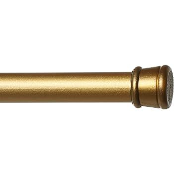 Achim Home Furnishings 569-0-PK12  Shower Curtain Rod, Gold | Amazon (US)