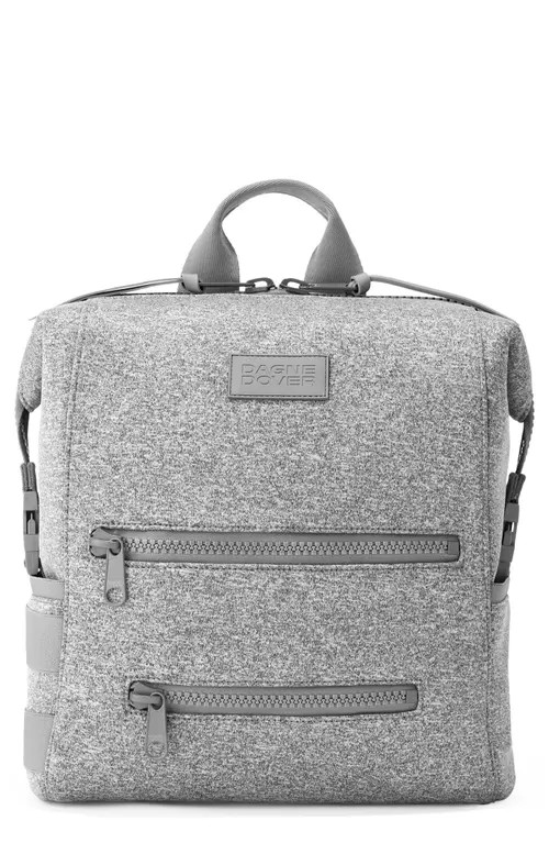 Dagne Dover Indi Medium Neoprene Diaper Backpack in Heather Grey at Nordstrom | Nordstrom