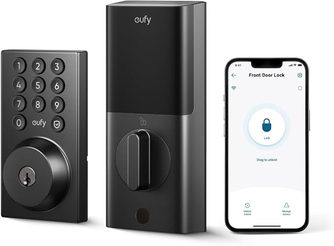 eufy Smart Lock C30, Keyless Entry Door Lock, Built-in WiFi Deadbolt, Smart Lock for Front Door, ... | Amazon (US)