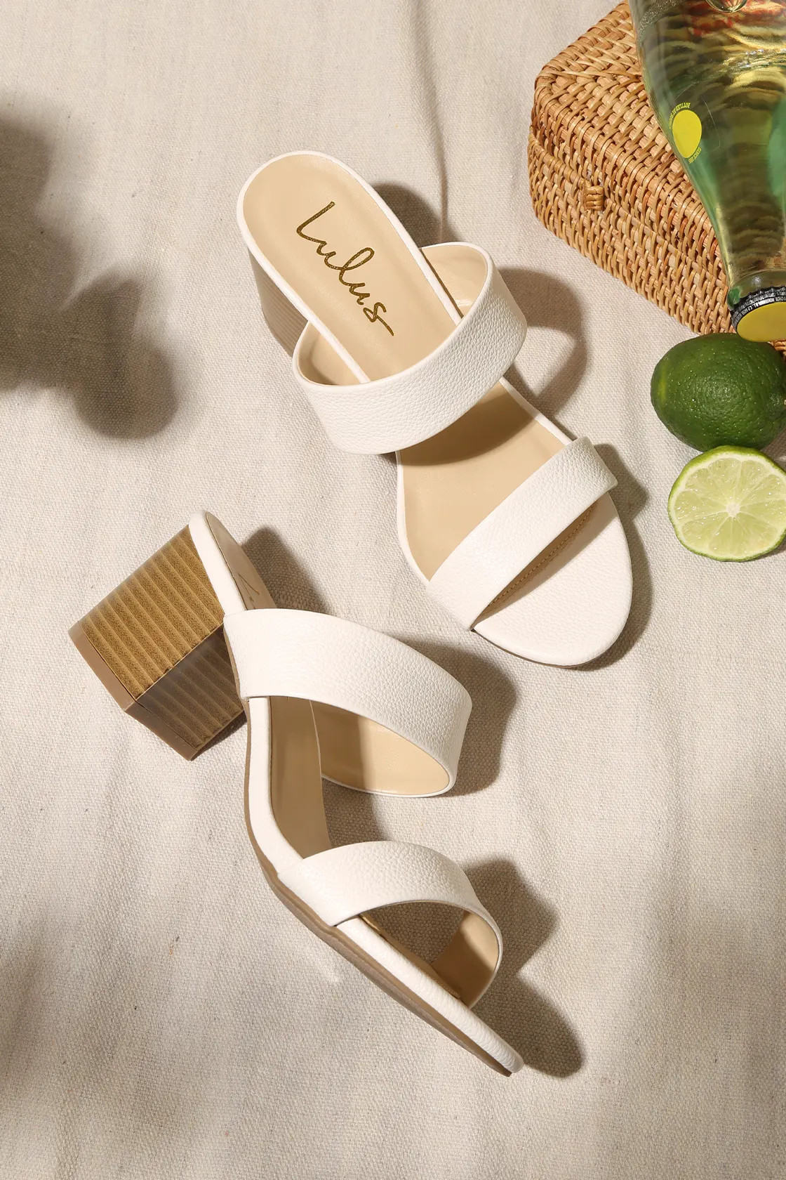 Lanay White Mules | Lulus