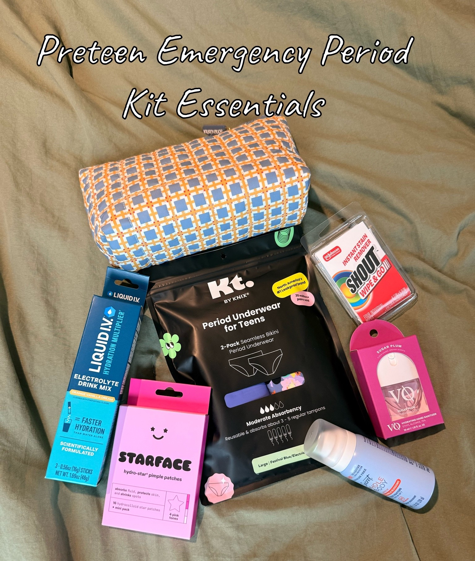 Middle school is hard enough pack these essentials for your preteen to be prepared. #targetfinds #periodundies #ktbyknix

#LTKKids #LTKMidsize #LTKselfcare