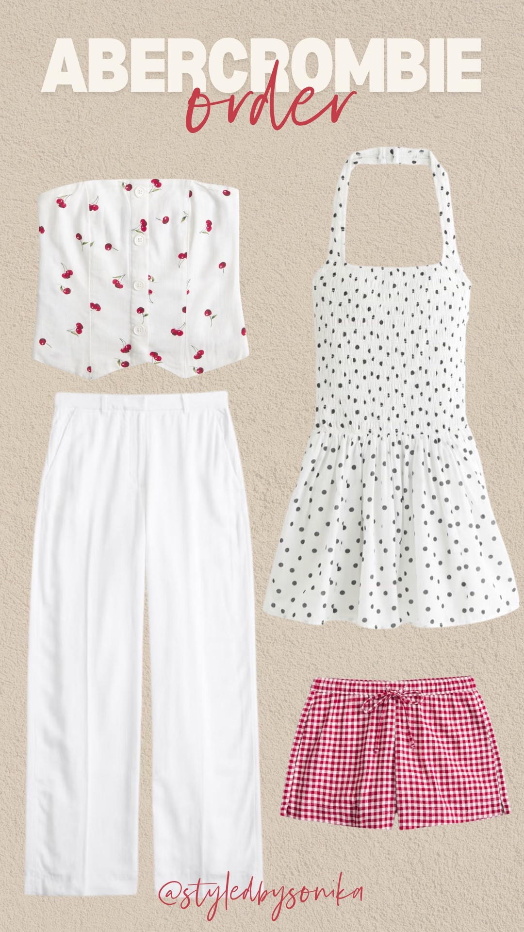 Abercrombie order
On sale
Save 15% off with code afsummer


#LTKSaleAlert #LTKFindsUnder50 #LTKStyleTip