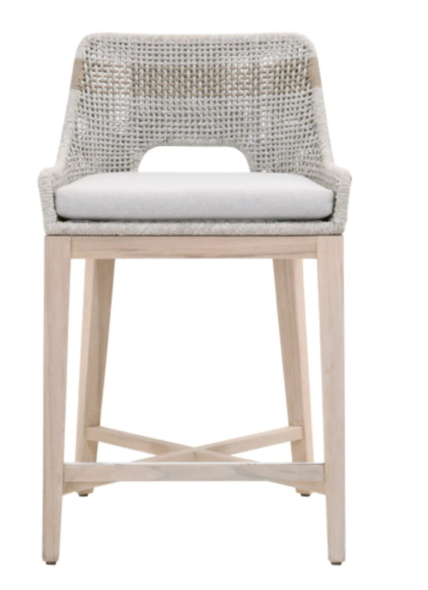 Tenley Outdoor Counter Stool - Light Gray | Megan Molten