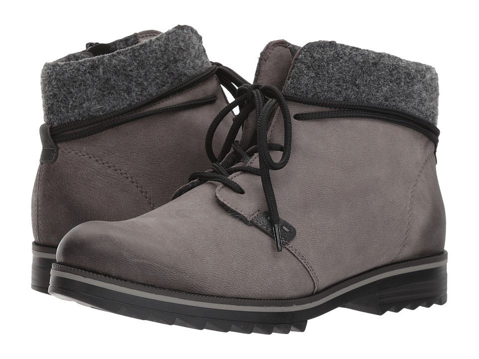 Rieker - R2285 Kelani 85 (Gris/Graphit/Granit) Women's Lace-up Boots | Zappos