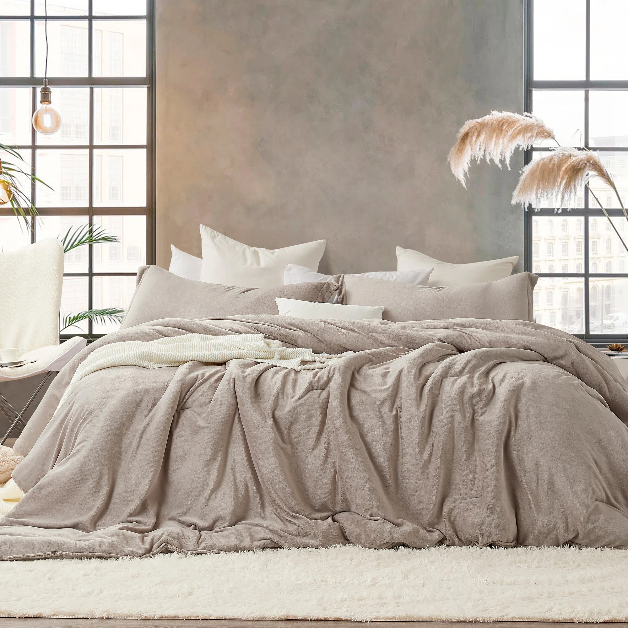 Coma Inducer Git Cozy Coma Inducer Milk Velvet Oversized Comforter Set & Reviews | Wayfair | Wayfair North America