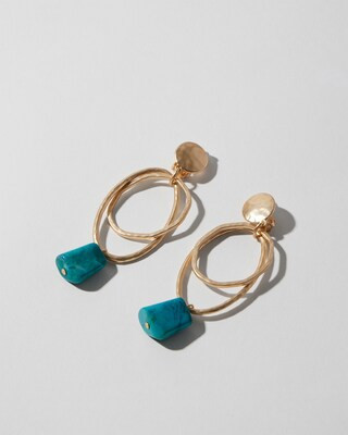 Howlite Clip-on Earrings | Chico's