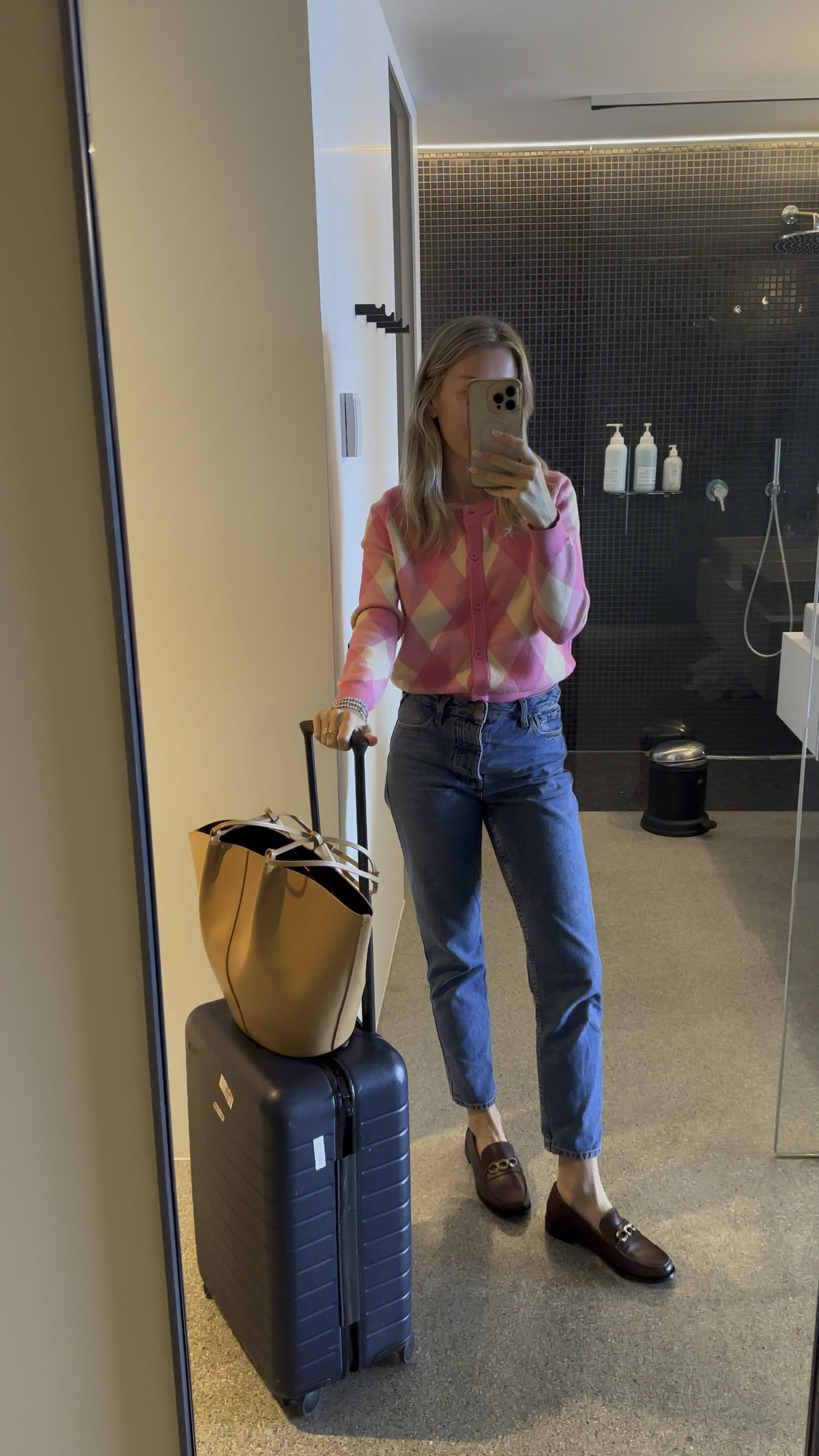 A pulled together travel fit for a short flight! Layered the wardrobe staples for the perfect travel outfit. 

#LTKOver40 #LTKStyleTip #LTKTravel