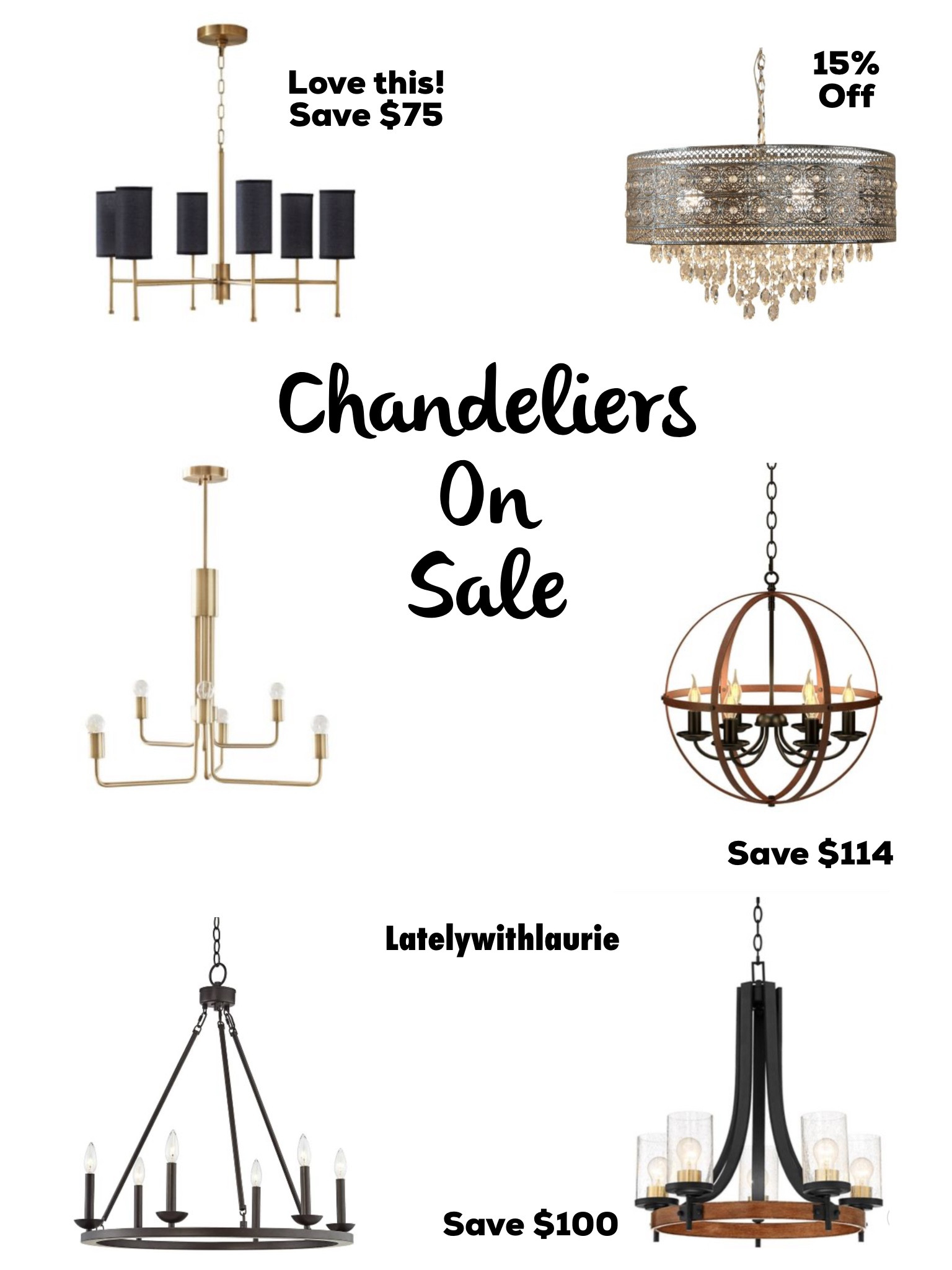 chandeliers on sale! Perfect for your living room, master bedroom, dining room and more! 

#LTKFind #LTKhome #LTKfamily