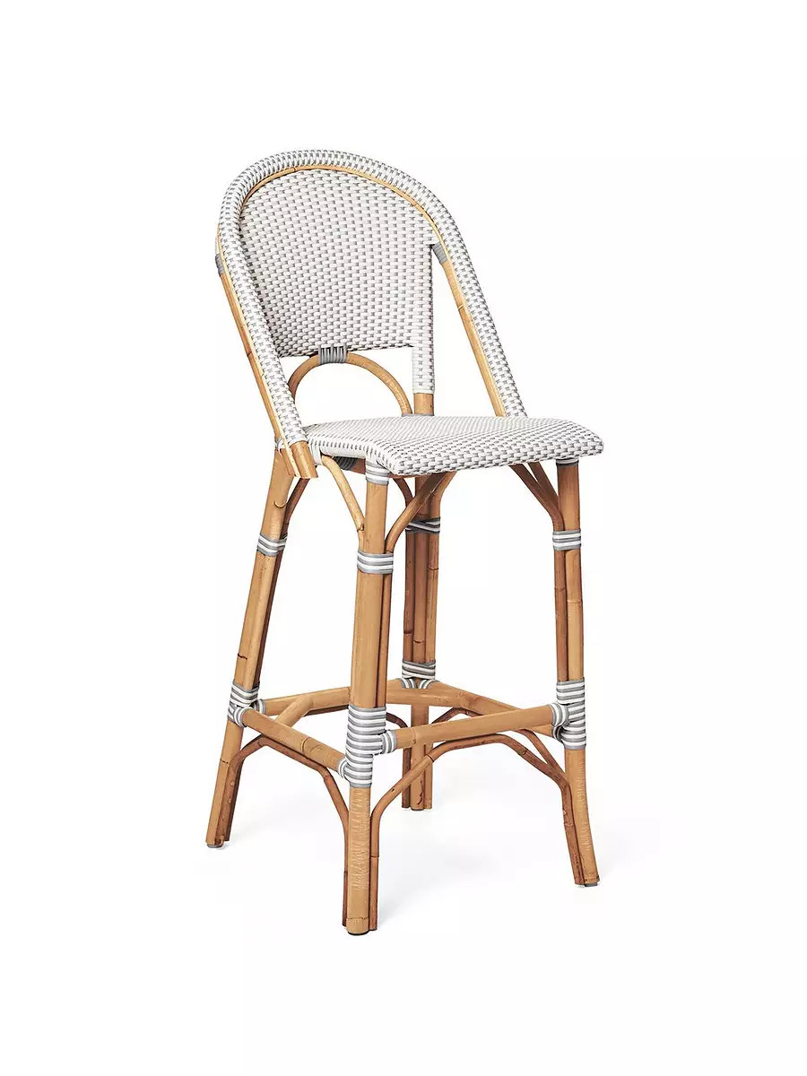 Riviera Rattan Bar & Counter Stools | Serena and Lily