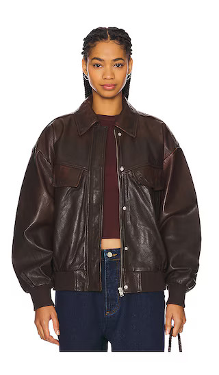 Trevanna Jacket in Rub Off Brow | Revolve Clothing (Global)