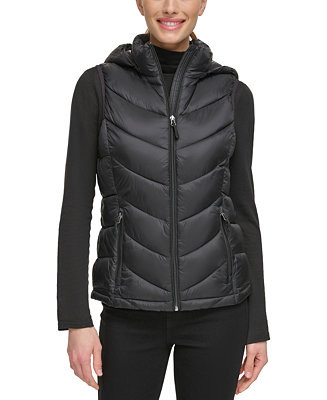 Charter Club Women's Packable Hooded Puffer Vest, Created for Macy's - Macy's | Macy's