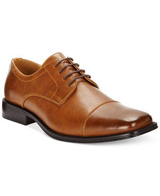 Men's Adam Cap Toe Oxford, Created for Macy's | Macys (US)