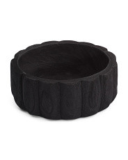 Scalloped Wooden Bowl | TJ Maxx