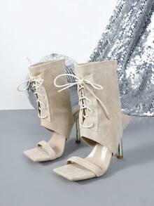 Women's Elegant One-Strap High Heel Sandals, Suitable For Commuting | SHEIN