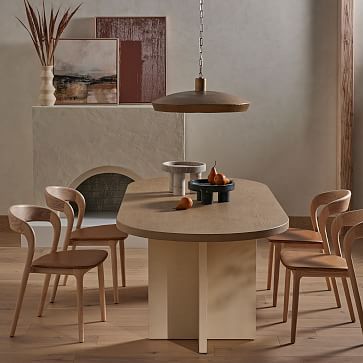 Scooped Ash Wood Dining Chair | West Elm (US)