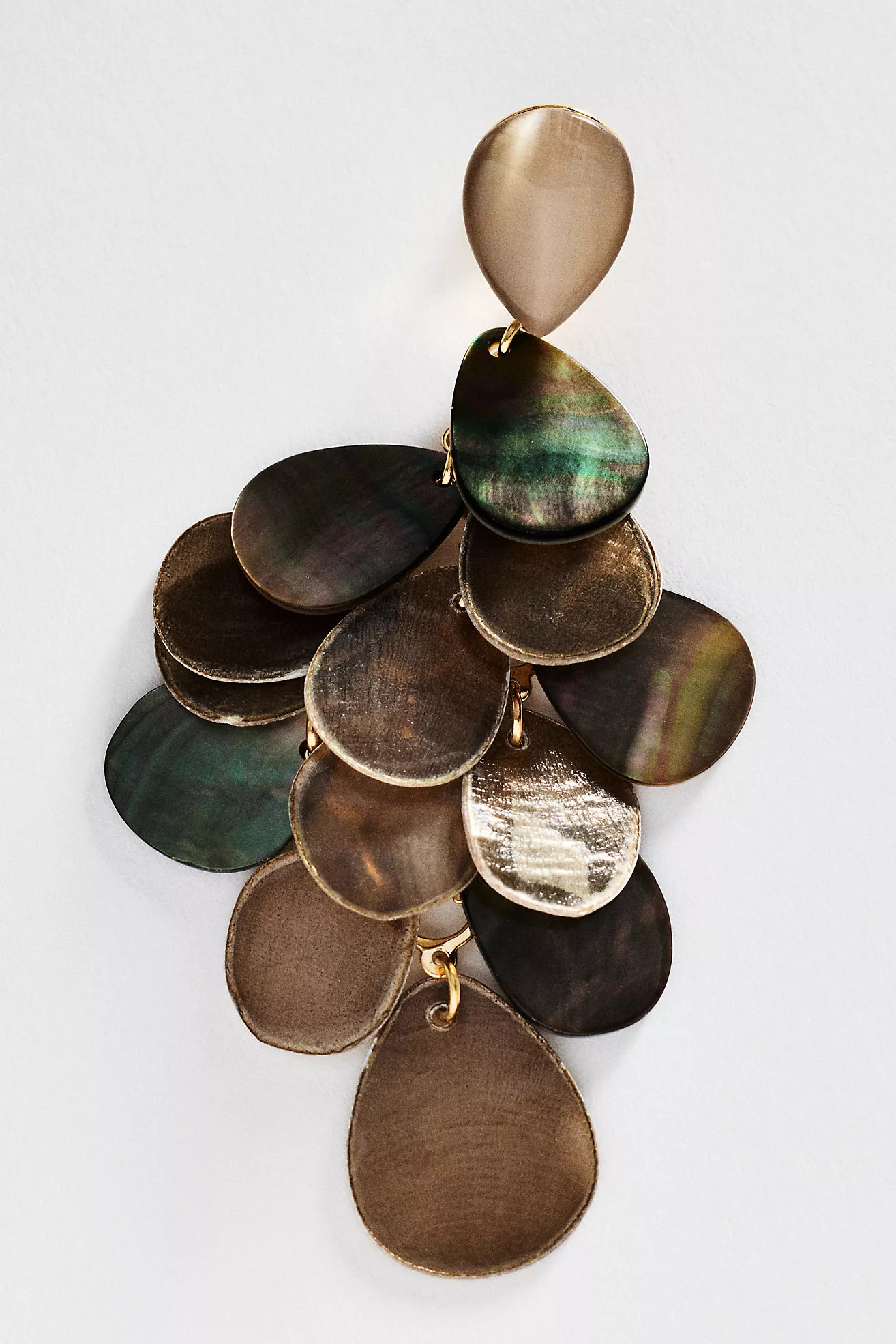Paillette Cluster Drop Earrings | Anthropologie (US)