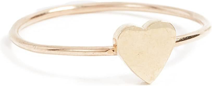 Amazon.com: Jennifer Meyer, 18k Gold Mini Heart Ring | Amazon (US)