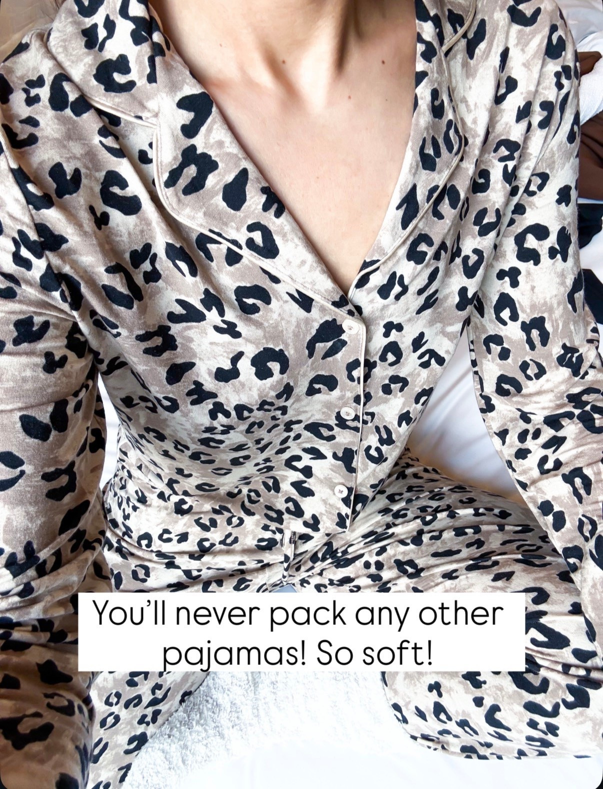 My travel must haves! My travel essentials. The best soft pajamas! Wearing XS. Leopard pajama set. 

#LTKmorningroutine #LTKootd #LTKTravel