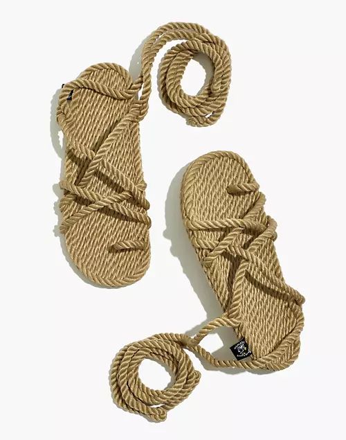 Nomadic State of Mind La Isla Ankle-Wrap Rope Sandals | Madewell
