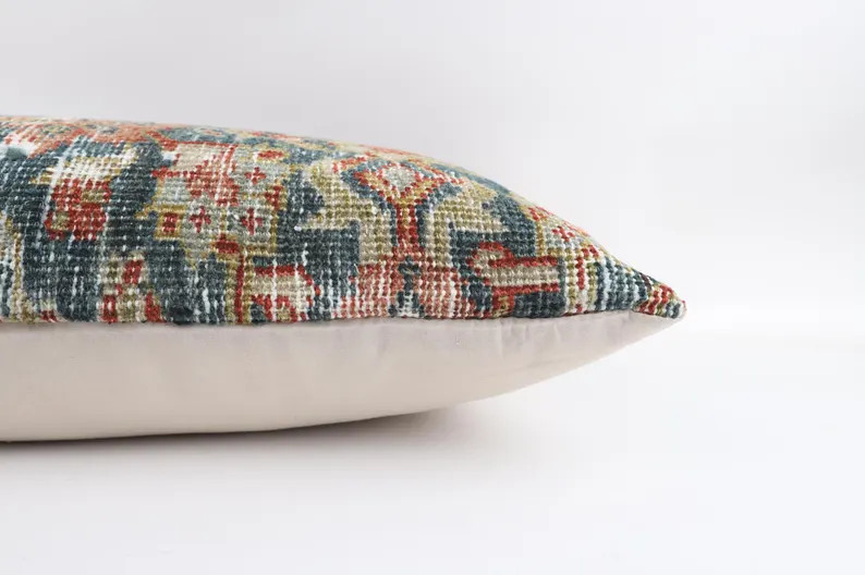 Decorative Throw Pillow, 16x24 Turkish Kilim Pillow, Bohemian Kilim Pillow, Tribal Pillow, Boho P... | Etsy (Global)