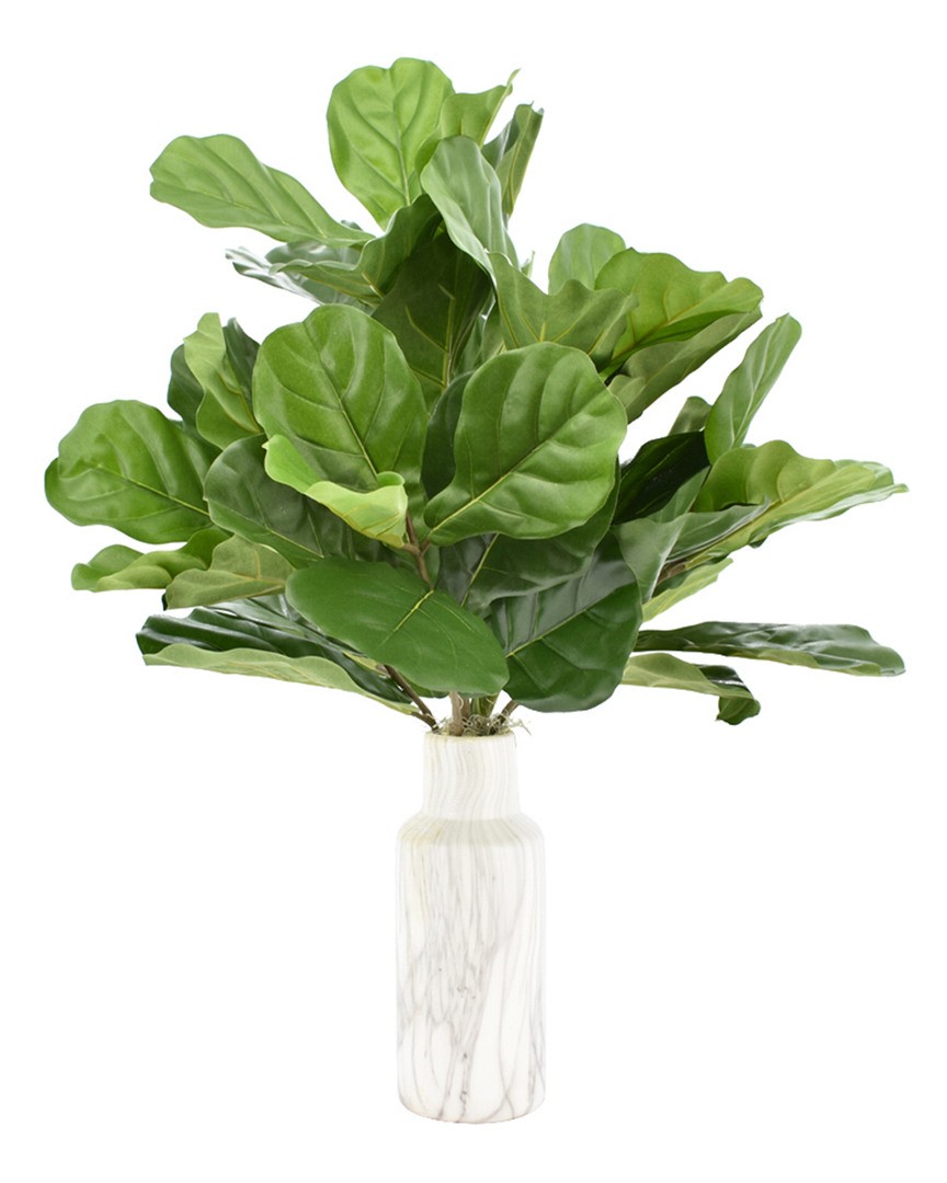 Creative Displays Faux Fiddle Leaf Fig Fronds Arranged | Gilt