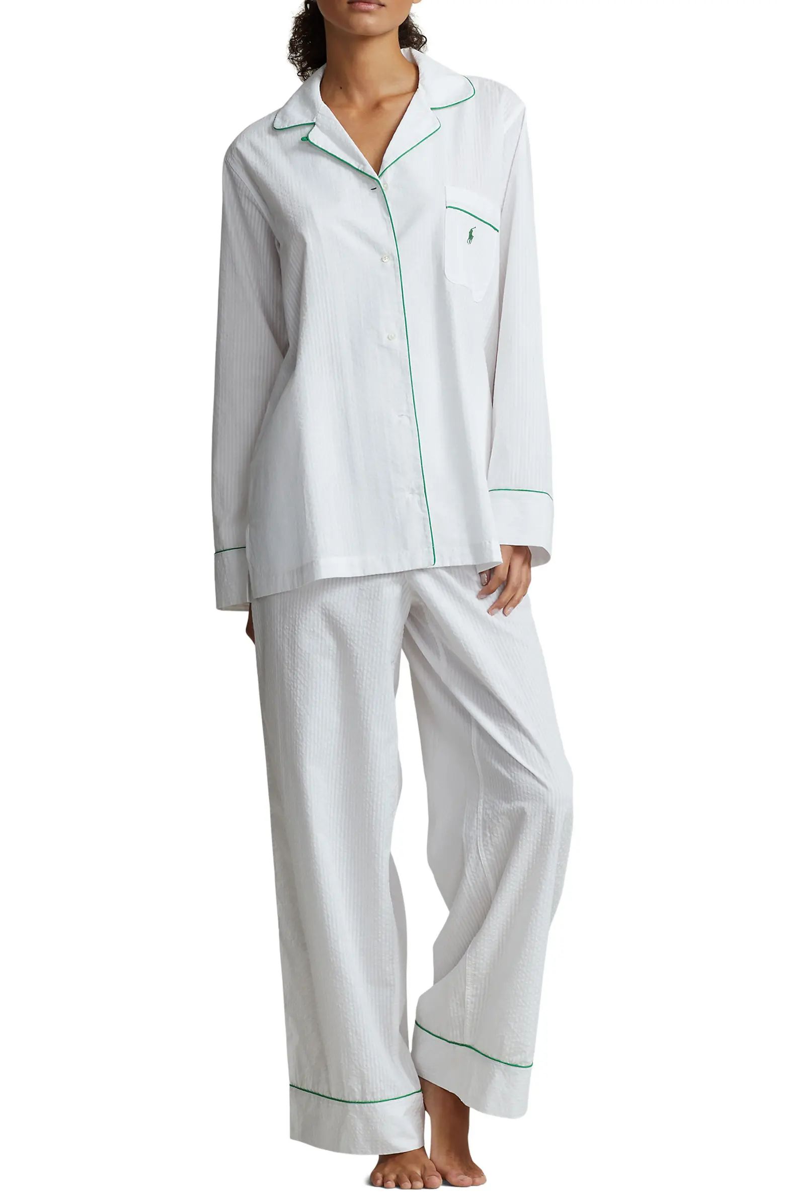 Polo Ralph Lauren Cotton Seersucker Pajamas | Nordstrom | Nordstrom