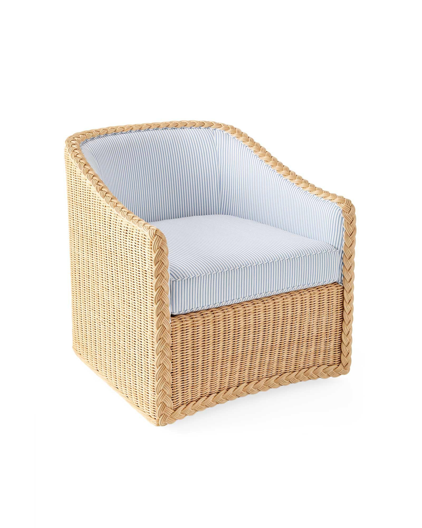 Yarmouth Swivel Chair | Serena and Lily