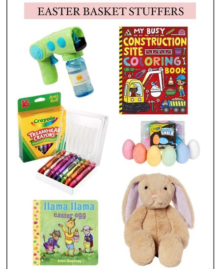 Easter basket stuffers ✨

Toy. Stuffed animal. Rabbit. Bunny. Easter. Bubbles. Coloring book. Crayons. Chalk. Baby. Kids. 



#LTKbaby #LTKSeasonal #LTKkids