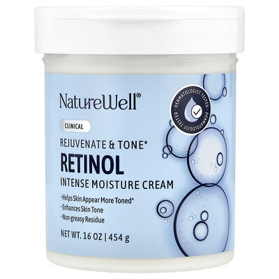 Naturewell, Retinol, Intense Moisture Cream, 16 oz (454 g) | iHerb