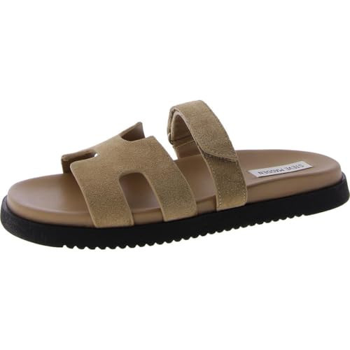 Steve Madden Mayven Slide Sandale für Damen, Braungrau - Taupe Suede, 38 EU | Amazon (DE)