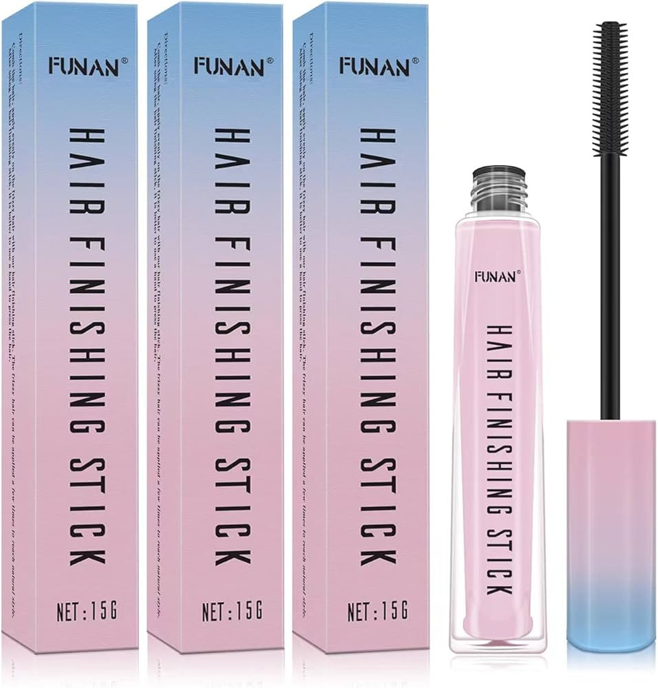 FUNAN Hair Finishing Stick for Small Broken Hair 3 Pack, Broken Hair Finishing Stick, Slick Stick... | Amazon (US)