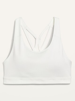 Medium-Support PowerPress Strappy Sports Bra for Women 2X-4X | Old Navy (US)